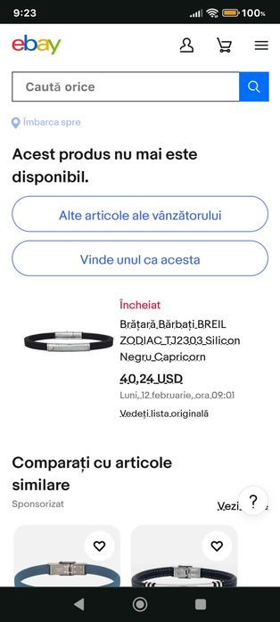 Brățară  barbati breil capricorn