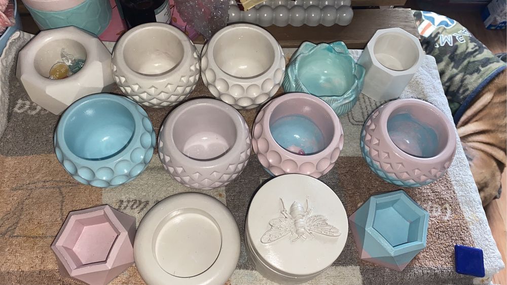 Молды для гипса и свечей