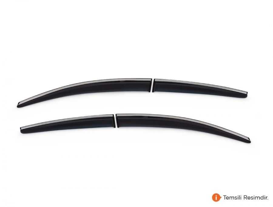 Paravanturi-deflectoare geam  cromate Nissan Qahqai