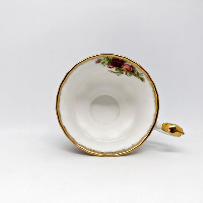 Royal Albert Old country roses тенис сет за кафе с бисквити или кекс