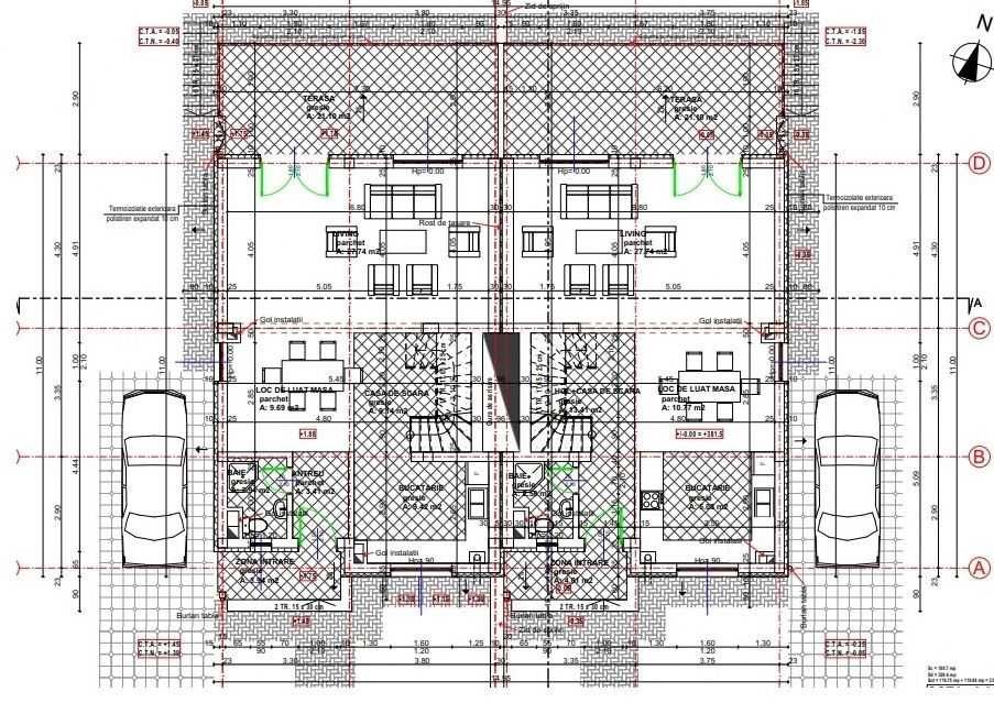 Casă 4 camere | Beci+P+E+M | Dezmir, str. Clоșca | 215.000 EUR | Clasa energetică B - Mai multe