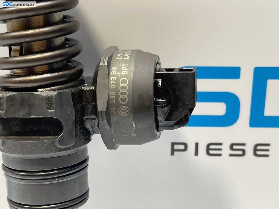 Injector Injectoare Pompa Pompe Diuza Skoda Octavia 2 2.0 TDI BMM 103KW 140CP 2004 - 2013 Cod 038130073BQ CU 0414720312 [B3991]