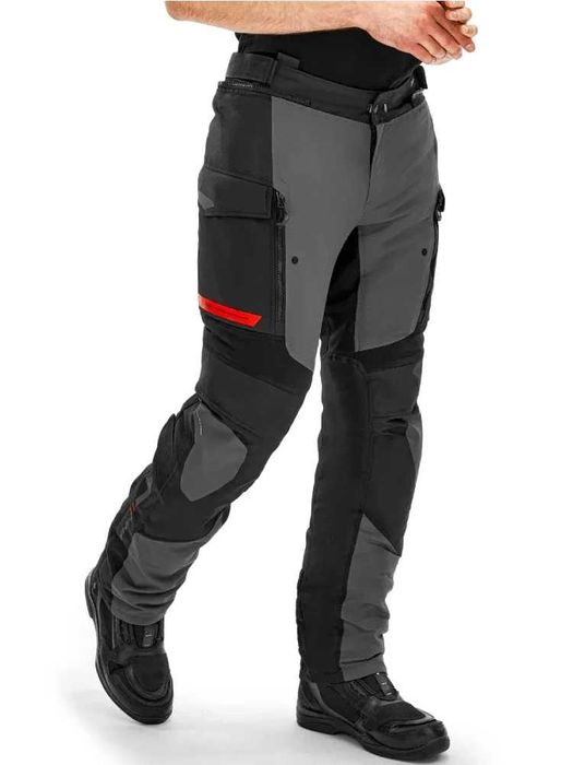 Мъжки текстилен мото панталон SHIMA DUNE WP Red/Gray