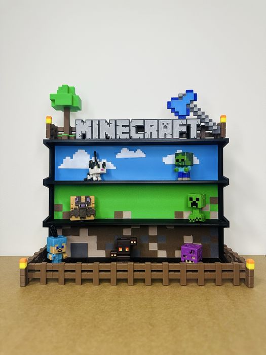 Minecraft - Kinder Joy -Поставка за фигурки