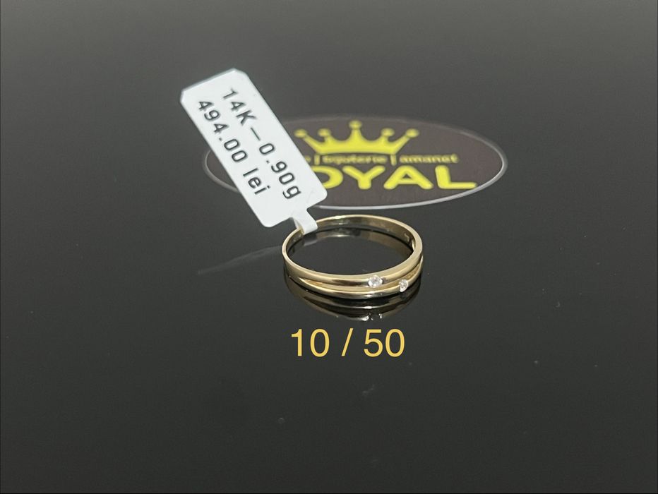 Bijuteria Royal CB : Inel dama aur 14k 0,90 grame