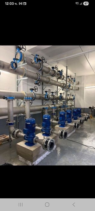 Промишлени монтажи ,трабопроводи,котелни инсталации,технически помещен