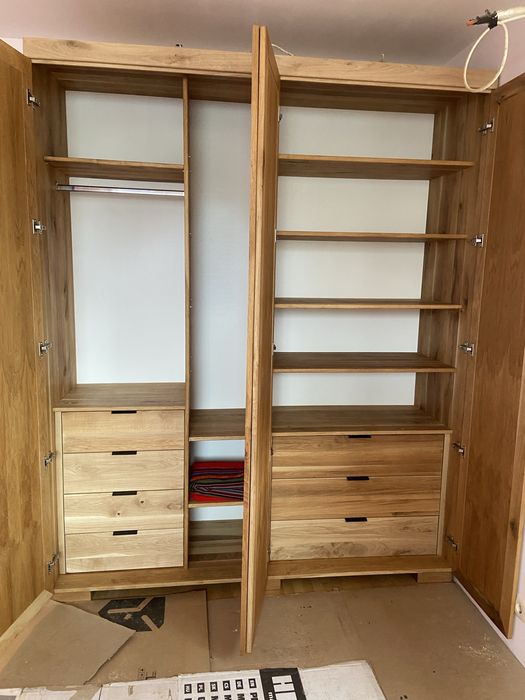 Спалня и гардероб от масив