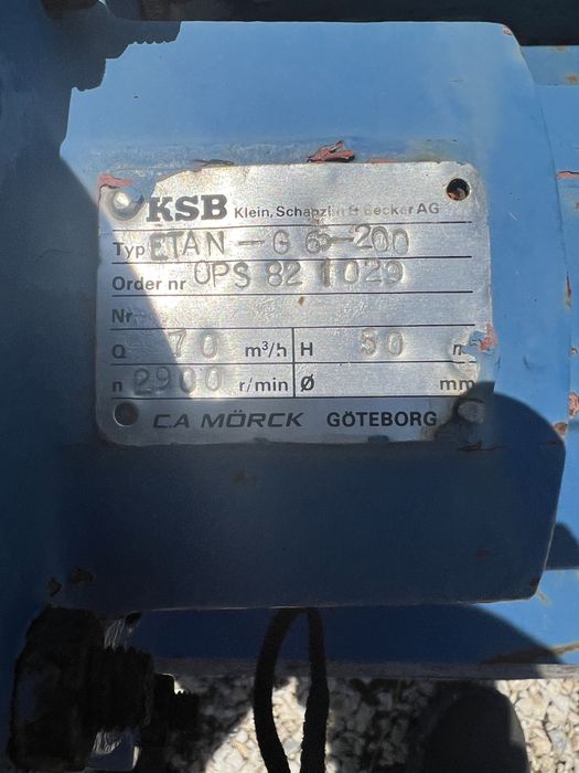 Водна помпа/помпа за вода KSB 70 куб 50 м