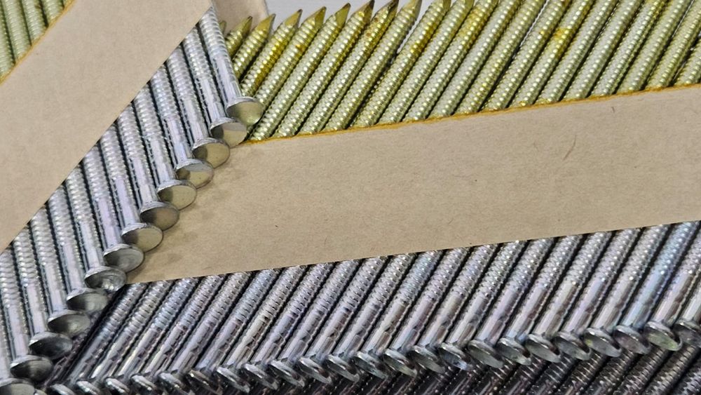 Cuie in banda pentru pistoalele pneumatice cu inclinatie de 34 grade