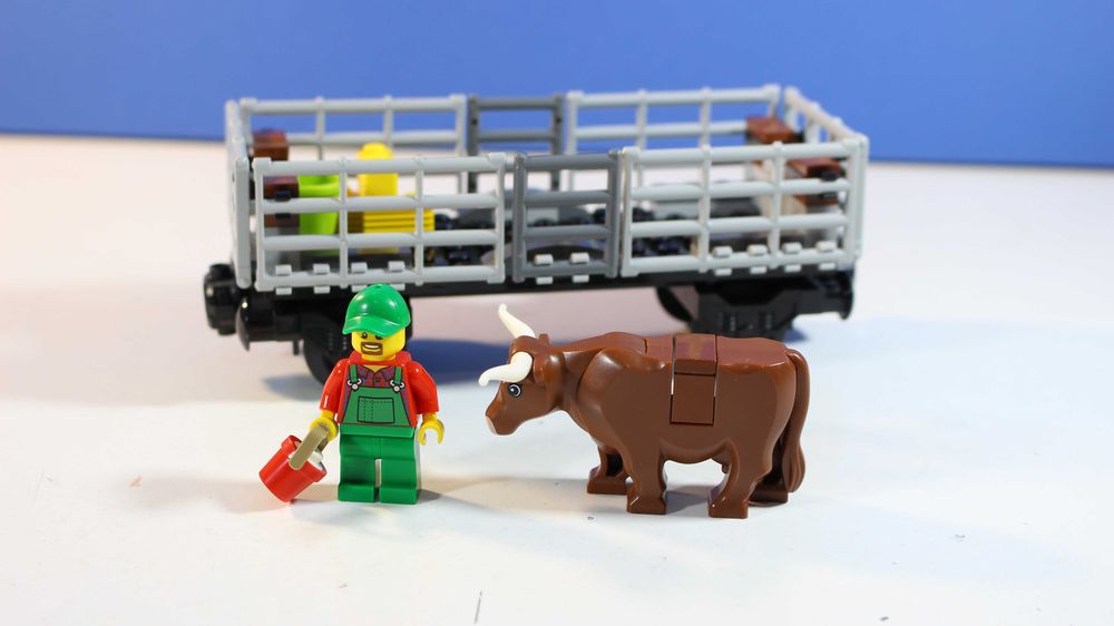 Лего Син Товарен Влак 60052 Lego City Blue Cargo Train