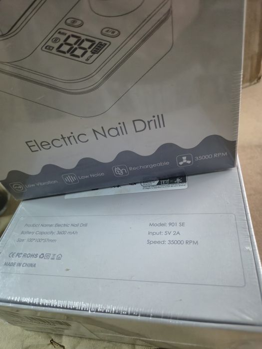 Промо Цена!Професионална пила за  маникюр и педикюр 35000 об/мин