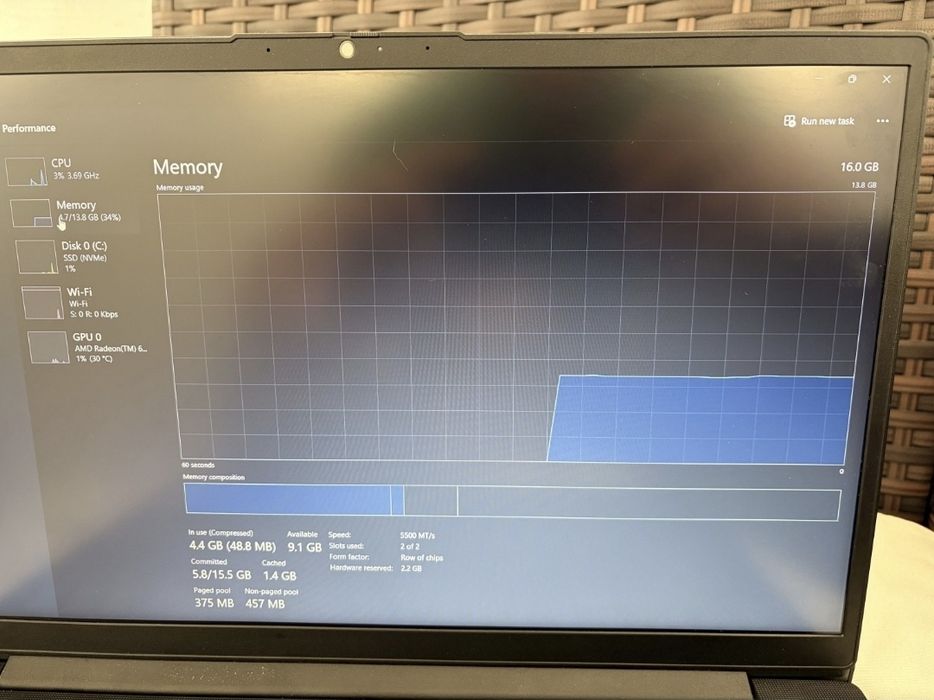 Lenovo V15 G4 Ryzen 5, 16GB RAM, SSD 512GB – Rapid, ca nou!
