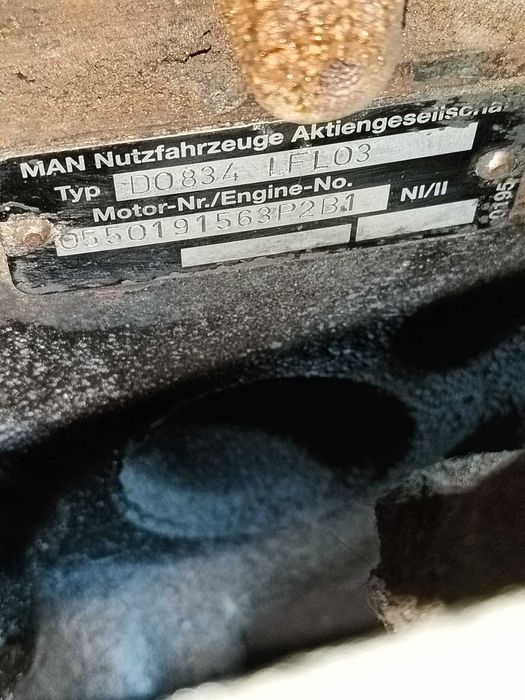 Двигатель MAN D0834 LFL03 Ман