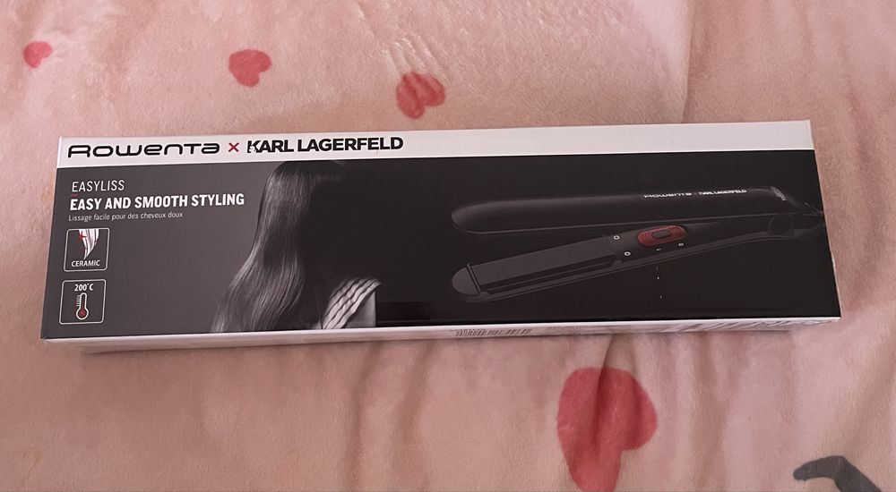 Преса за коса Rowenta x Karl Lagerfeld EASYLISS SF161LFO!