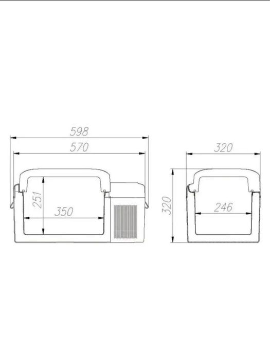 Автохолодильник Компрессорный Alpicool 20л