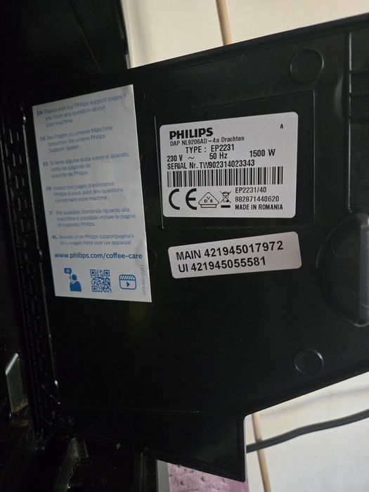 Expresor  Philips 2231 latte go