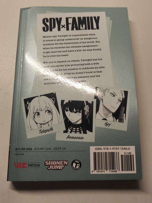 Manga Spy x Family vol. 1