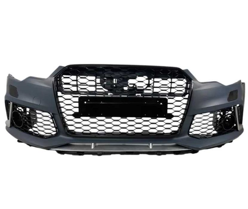 Предна броня за Audi A6 2011г-2014г RS6 Design с отвори за парктроник