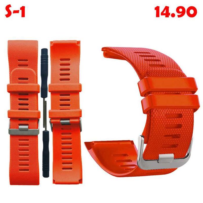 Силиконова каишка верижка Garmin Instinct 2X Vivoactive HR Sport