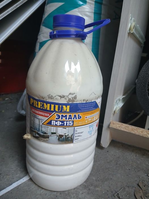 Краска белая эмаль
