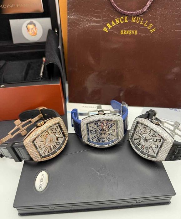 franck muller vanguard yachting пълен диамант