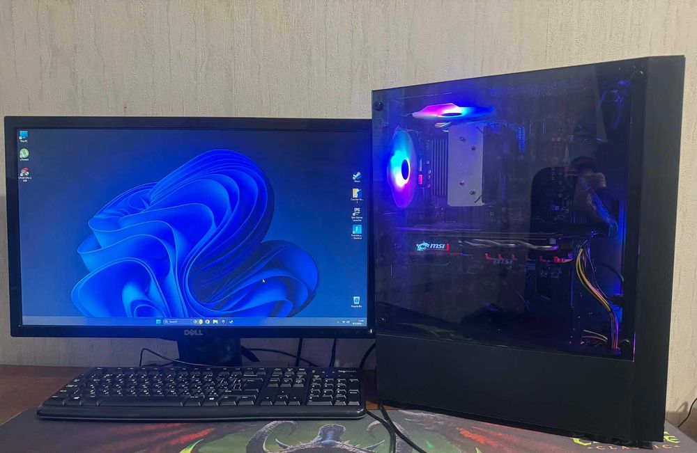 Компютър Ryzen 7 3700X / GTX 1060 6GB / 16GB RAM / 256 SSD / 1TB HDD