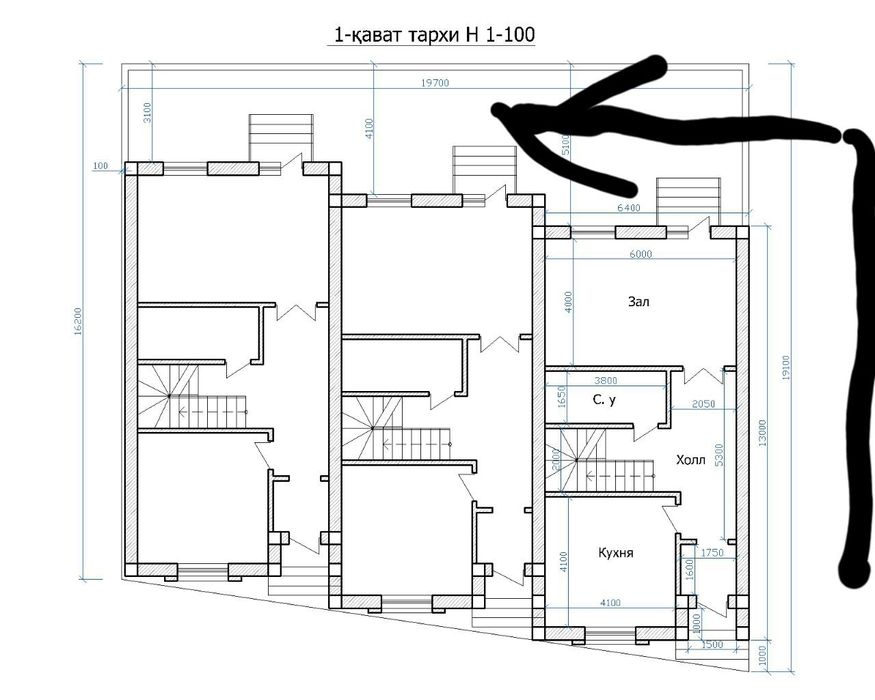 Продаётся участка коттедж 1.2сот 7комн