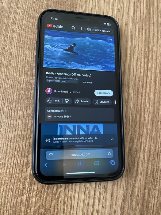 Telefon iPhone XR 128gb m cu incarcator si cablu usb.