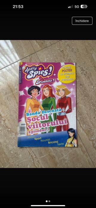 Totally spies ! Spioanele benzi desenate în română
