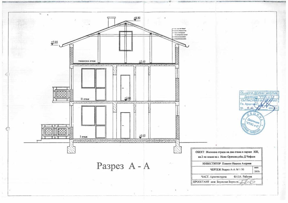 къща на груб строеж