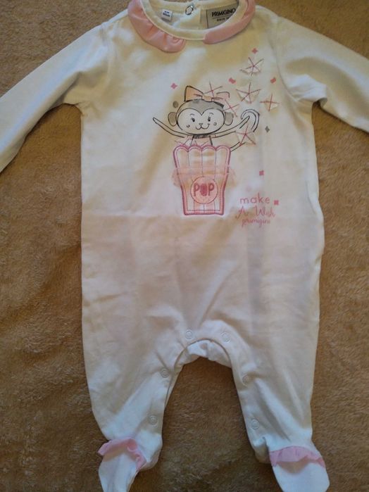 Продавам нови бебешки ромпъри за момиче 3 месеца