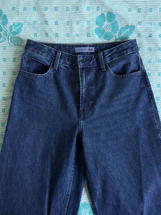 Женские джинсы baggy Uniqlo + JW Anderson