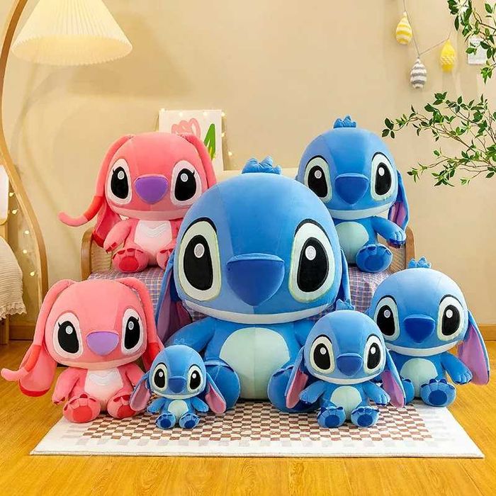 Плюшена играчка Lilo Stitch, 55см, Лило Стич плюшени, Плюшен Стич