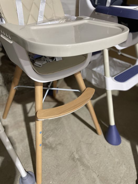 Scaun de masa Kikkaboo Woody Beige