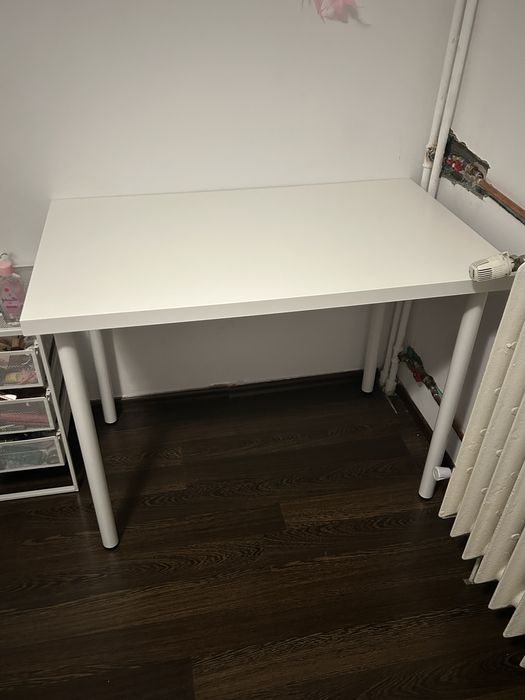 Masă albă multifuncțională – aproape nouă