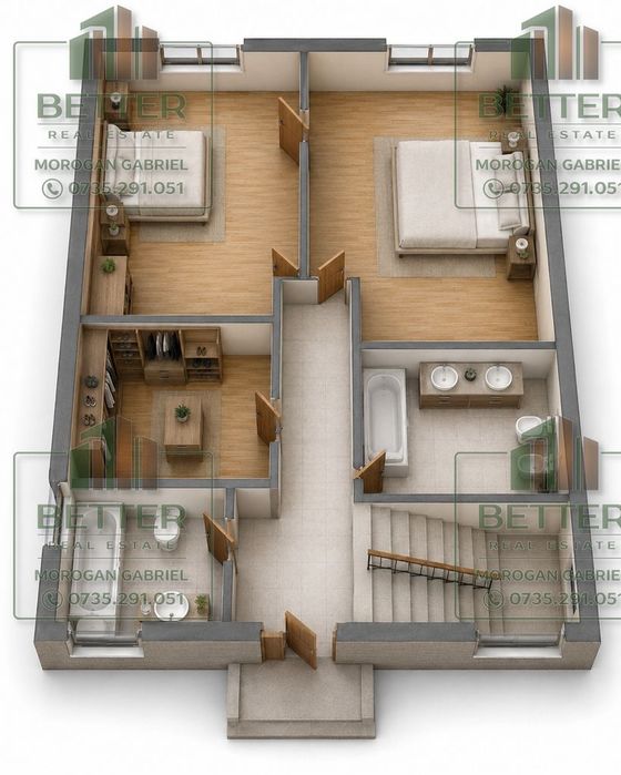 Casa Individuala - 4 Camere - Zona Aviatorilor - Comuna Berceni