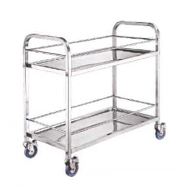 Cărucior servire din inox alimentar