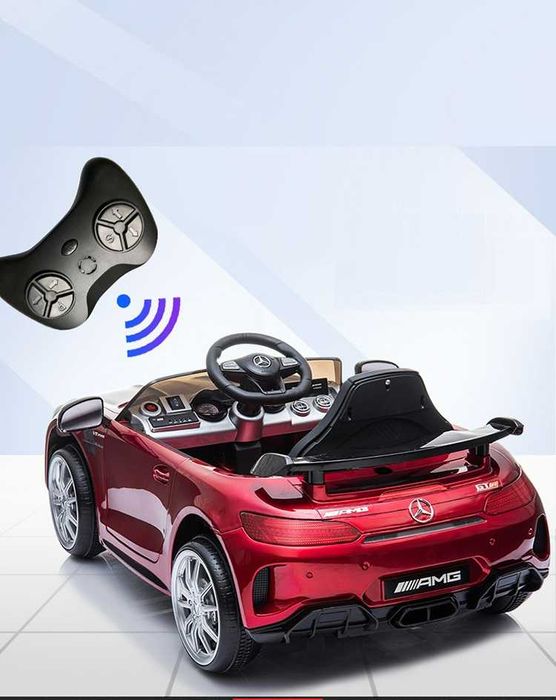 Акумулаторен КОЛА Mercedes GT R ,12V 4х4 с меки гуми