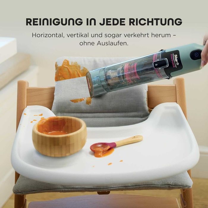 ПРОМО Нова 2г Гаранция Безжична Безкабелна Преносима Перяща Прахосмукачка за Килими Тапицерии Коли Shark HX100EU