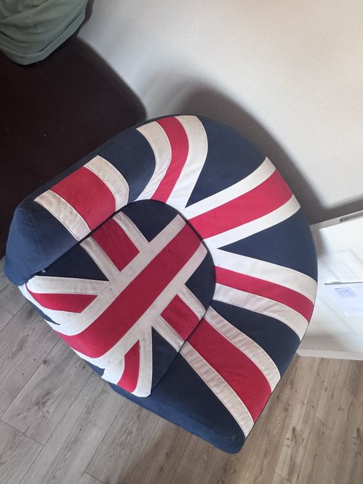 Кресло британский флаг
