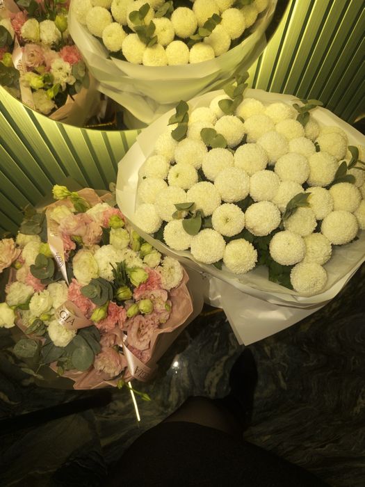 белые красивые цветы