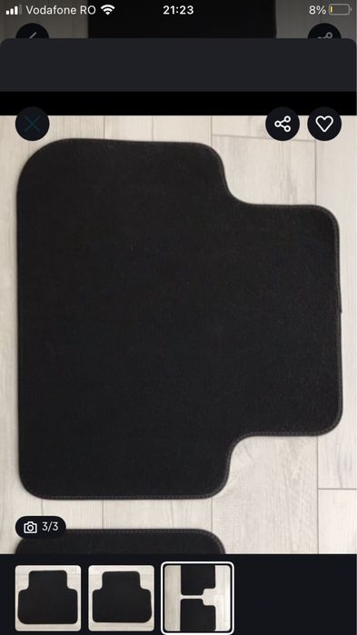 Covorase auto mocheta Audi OEM Q3