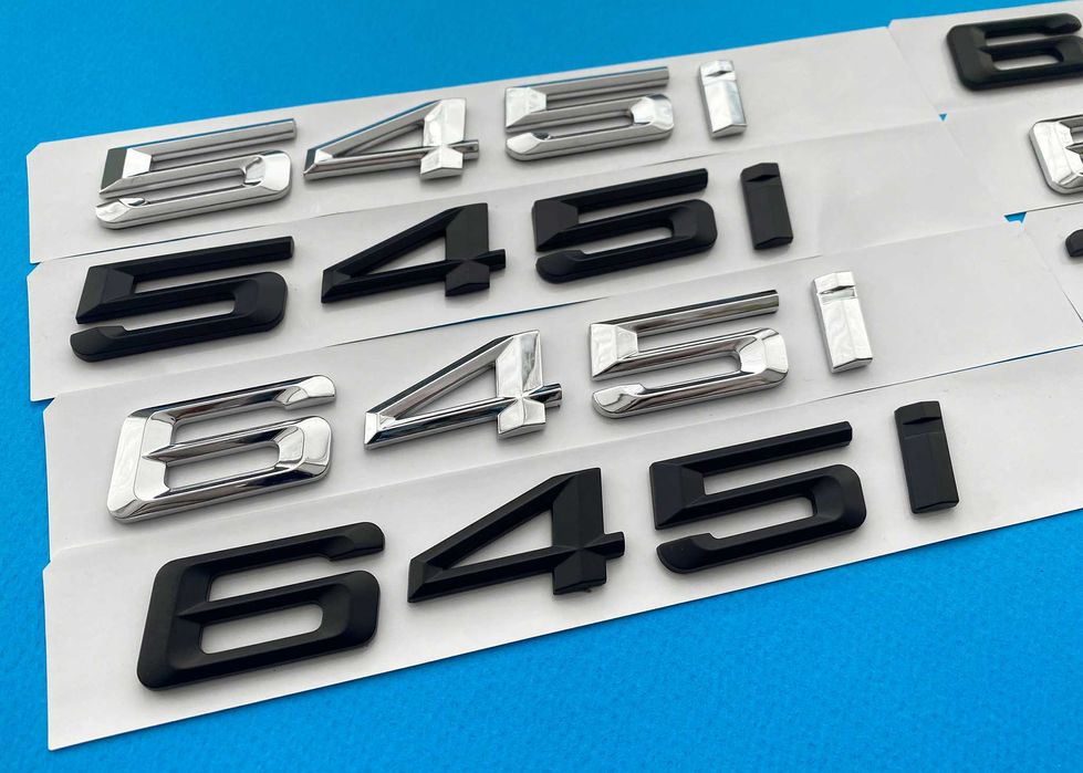 Емблема Bmw Надпис за багажник , Бмв 545i, 645i, 650i, 745i, e63, e60