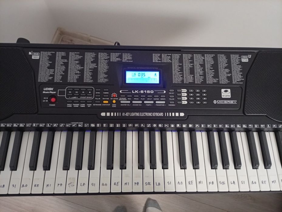 Orga electrica copii cu tot cu suport