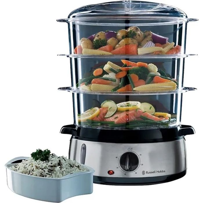 Уред за готвене на пара на 3 нива Russell Hobbs Food Steamer