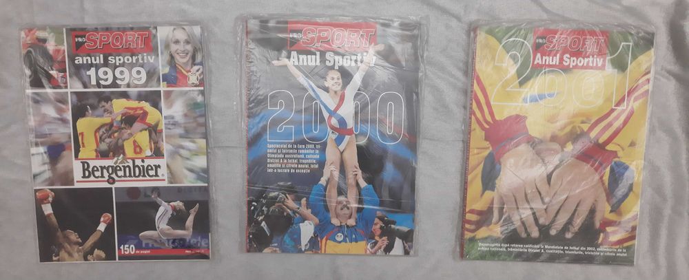 Almanah sportiv anul 1999, 2000, 2001 pret 35 lei fiecare