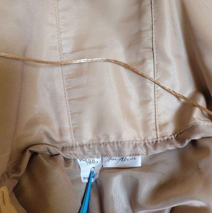 Rochie Noua de Ocazie Pufoasa, Nova Atelier, Marimea 38, Culoare Capuccino.