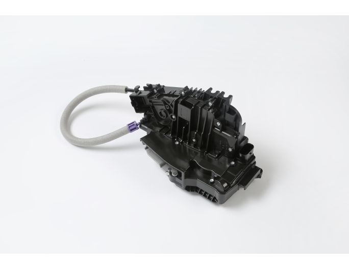 Broasca, incuietoare usa spate Mercedes Clasa GL (X166), 06.2012-12.2015, Clasa GLE (W166), 08.2015-03.2020, Clasa GLS (X166), 11.2015-06.2019, Clasa ML (W166), 11.2011-09.2015, partea stanga, pentru vehicule cu functie de inchidere usoara