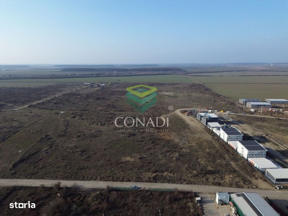 Teren de vanzare cu autorizatie pentru 2 hale - Otopeni - 10.000 mp