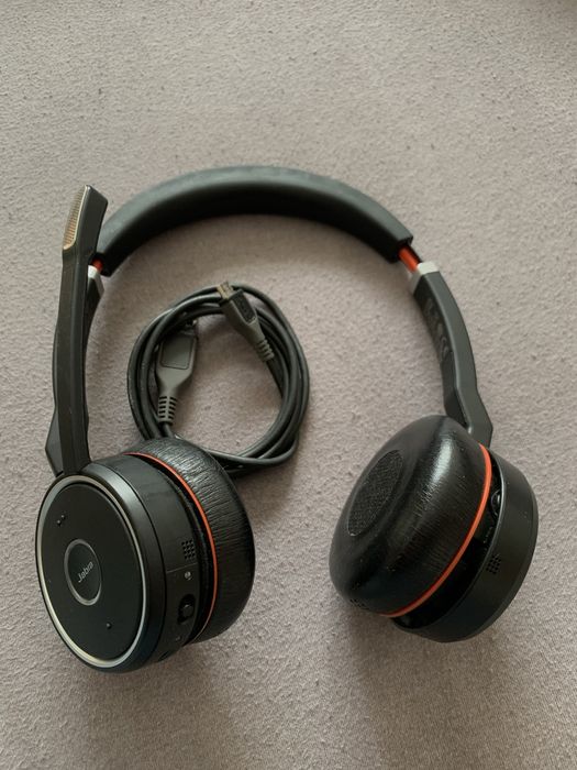 Casti Bluetooth JABRA Evolve 75 cu Microfon, Casti Over The Ear